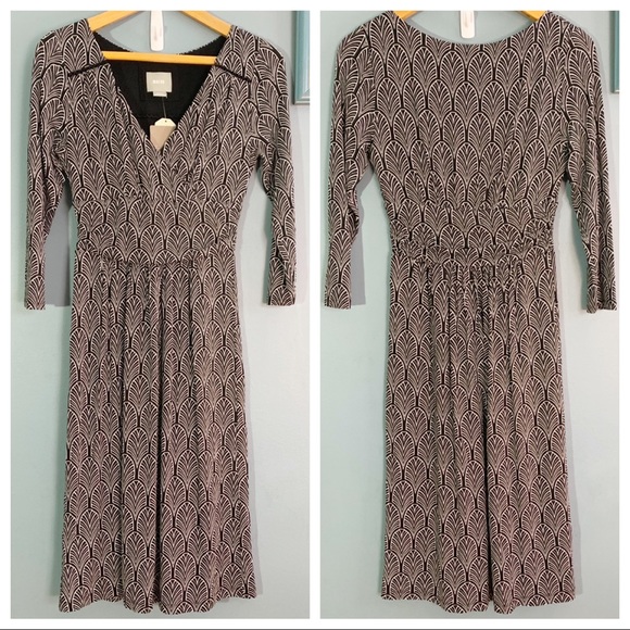 Anthropologie Dresses & Skirts - Anthropologie | Maeve Galena Geometric Midi Dress
